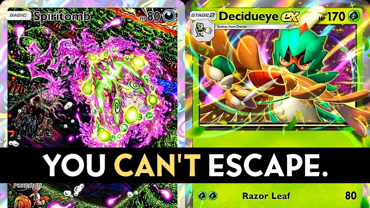 PSN Gaming: Decidueye EX + Spiritomb | Pokémon TCG Pocket