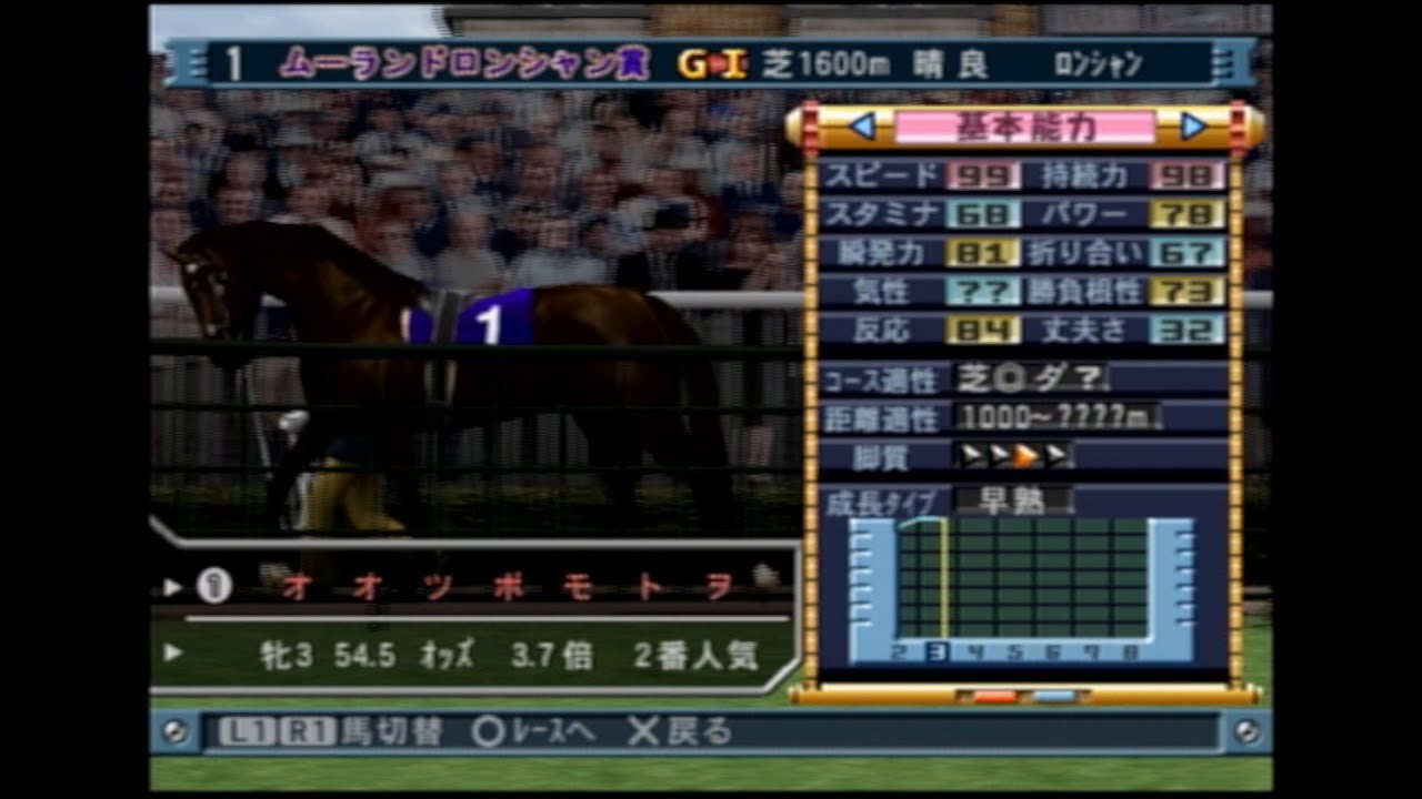 【♯６２５】ギャロップレーサー７をプレイ【ＧＲ７】