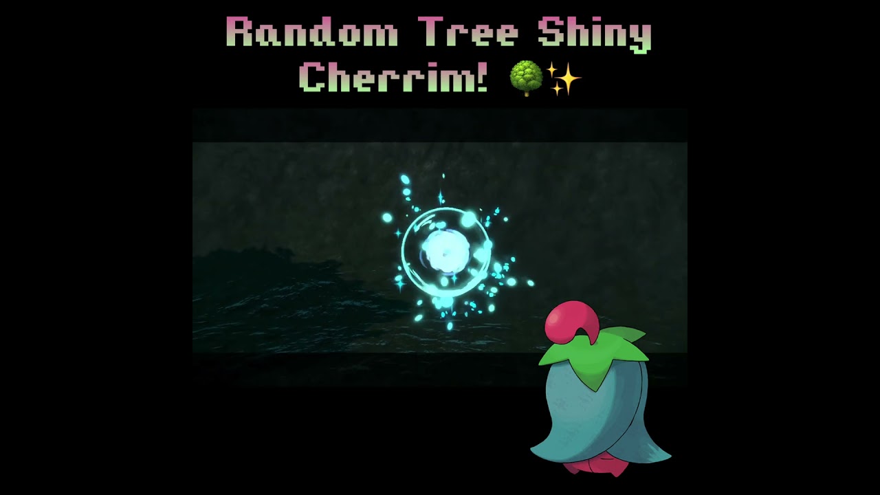 Epic Rare Random Tree Shiny Cherrim Encounter!