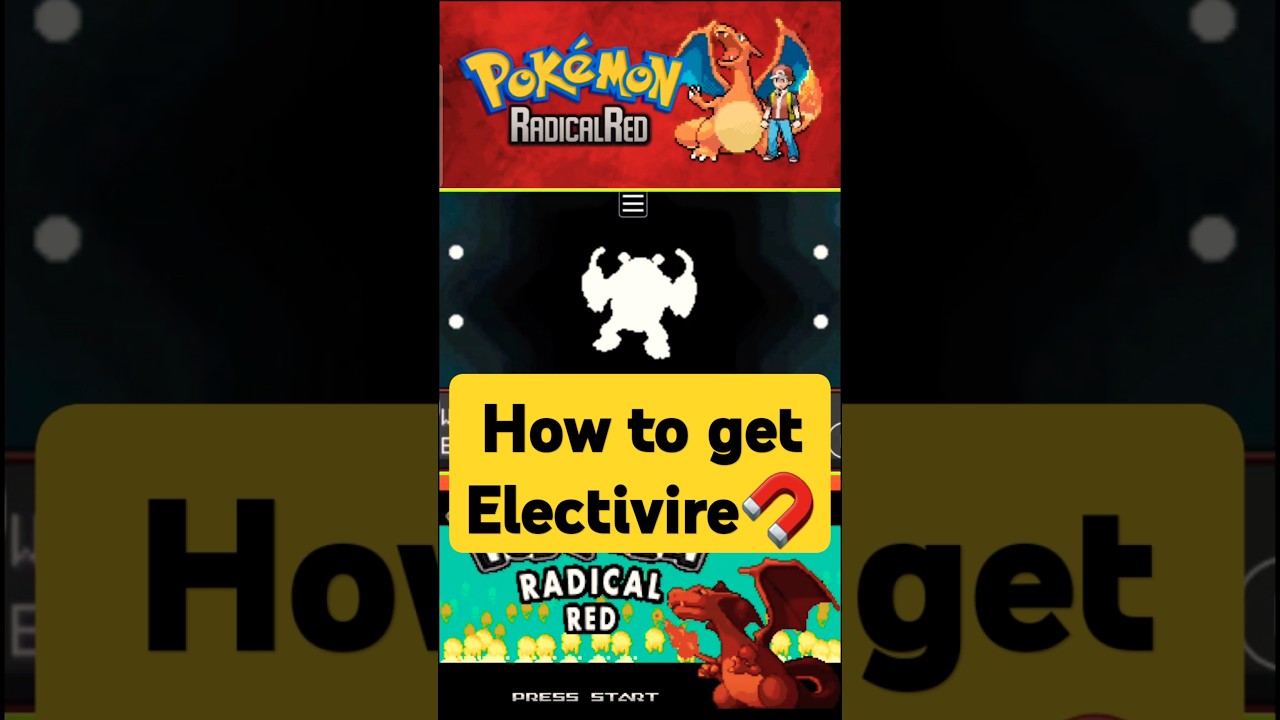 How to get Electivire in Pokemon Radical Red ⚡️