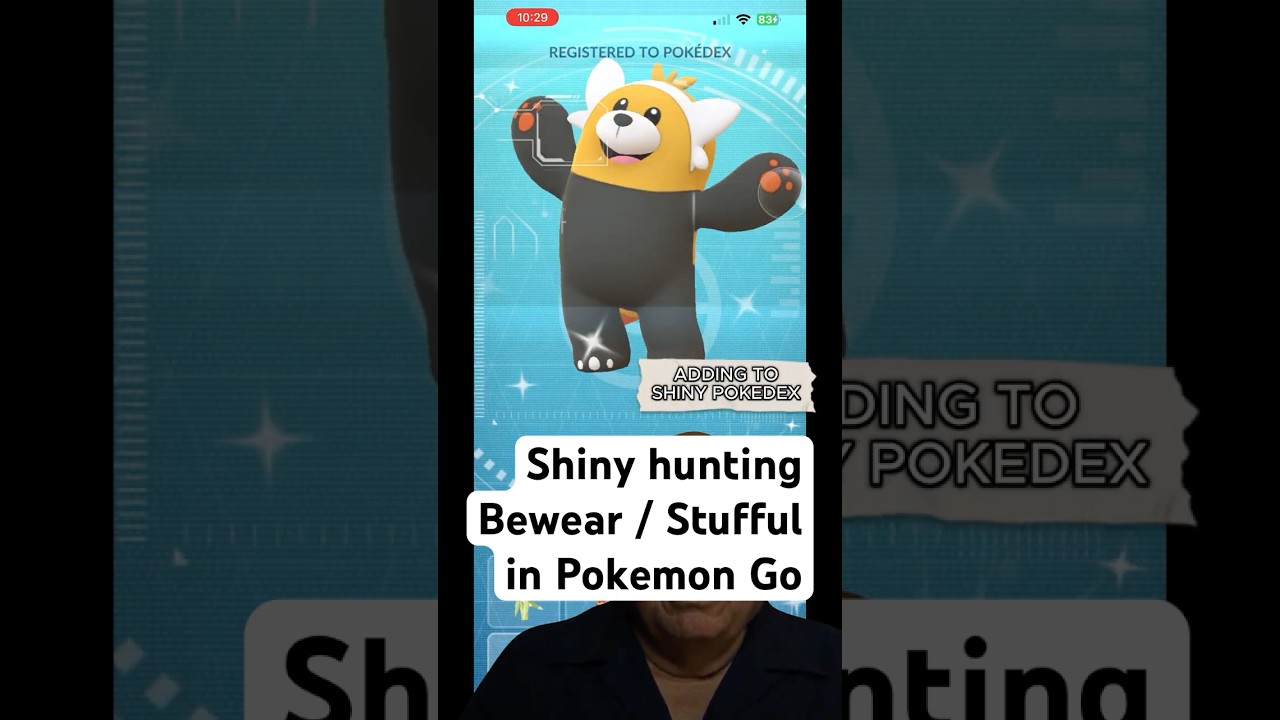 Shiny Hunting Bewear & Stufful in Pokemon Go #shinyhunting #pokemonGo