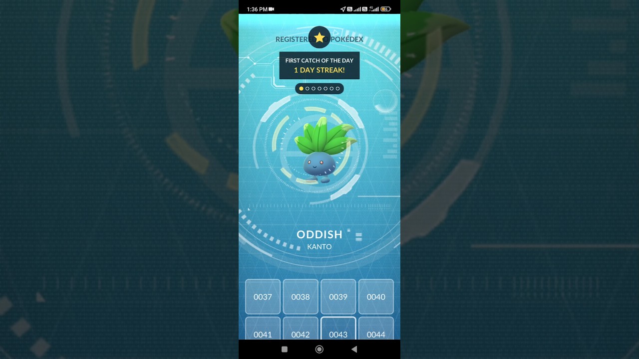 Pokémon Go Season 2 Catching Oddish