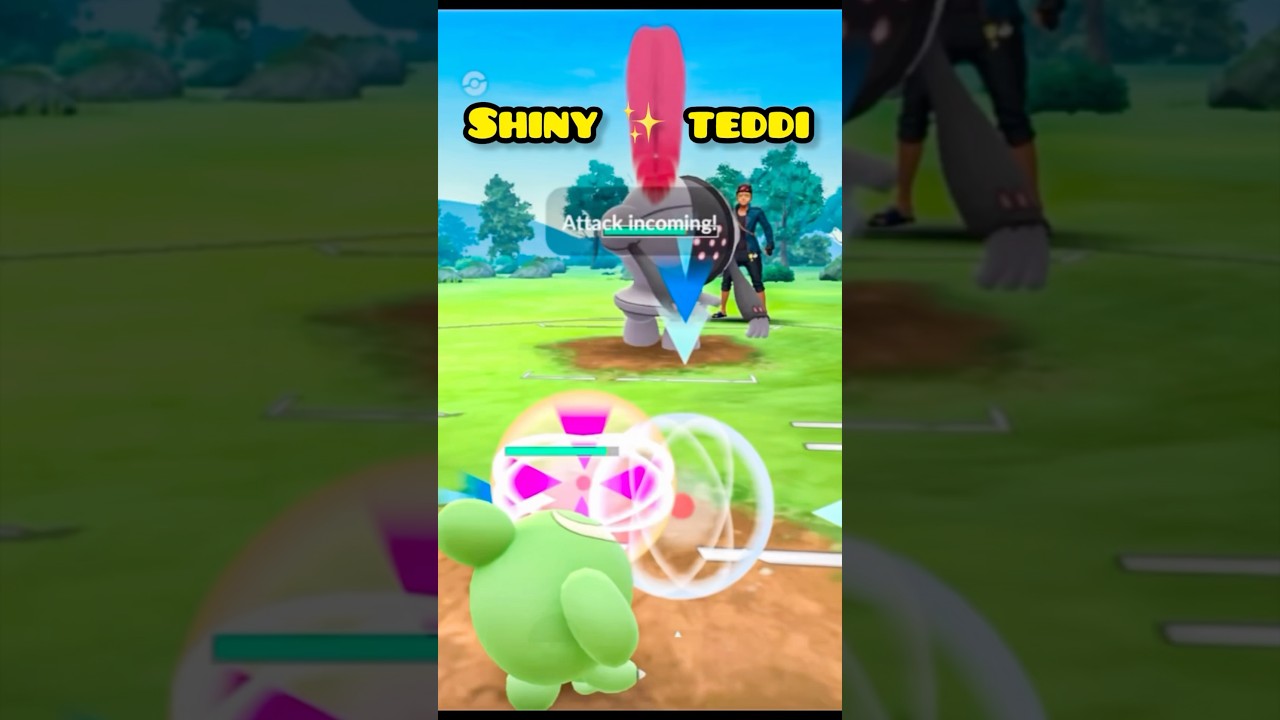 Shiny ✨Teddiursa good for great League? #shorts #pokemongo #pokemon