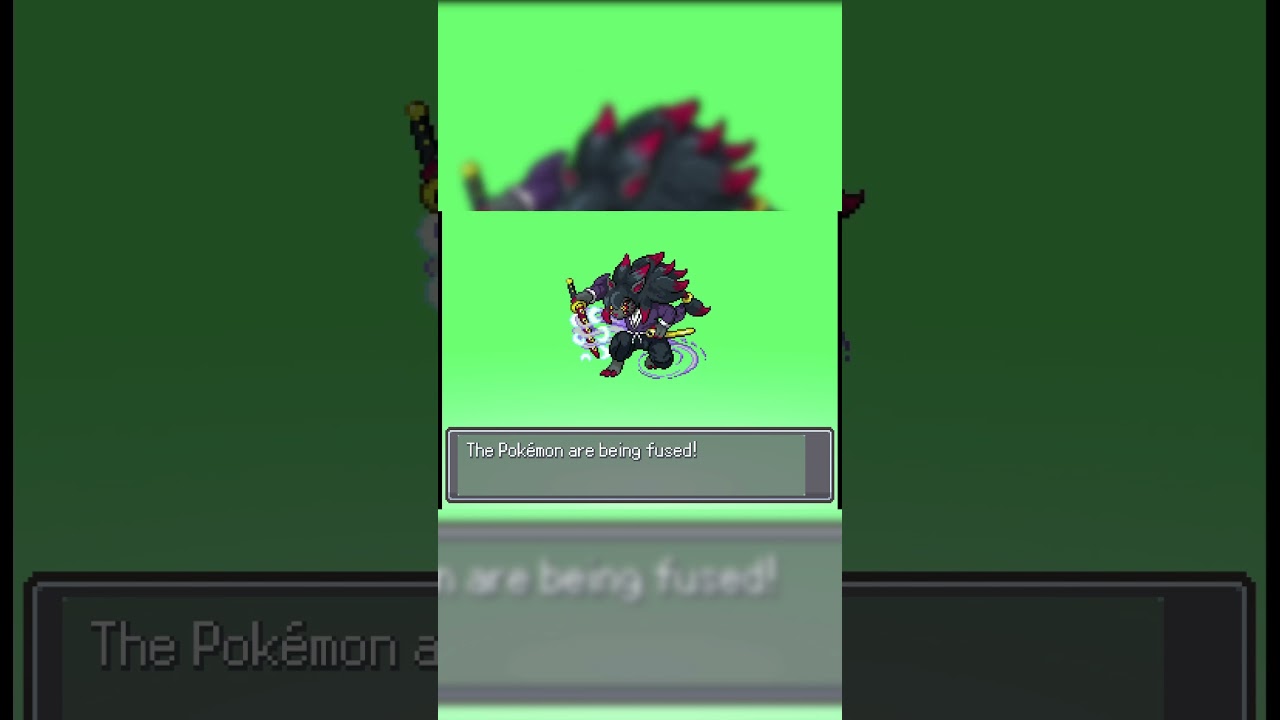 Honedge fusion with Zoroark,  Honark Moon Breathing!  #fusion #pokemon #gaming #shinypokemon