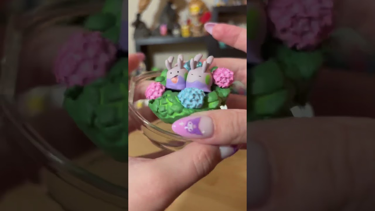 Re-Ment Pokemon Terrarium Collection Relaxing Moments goomy #pokemon #rememts #pokemoncollector