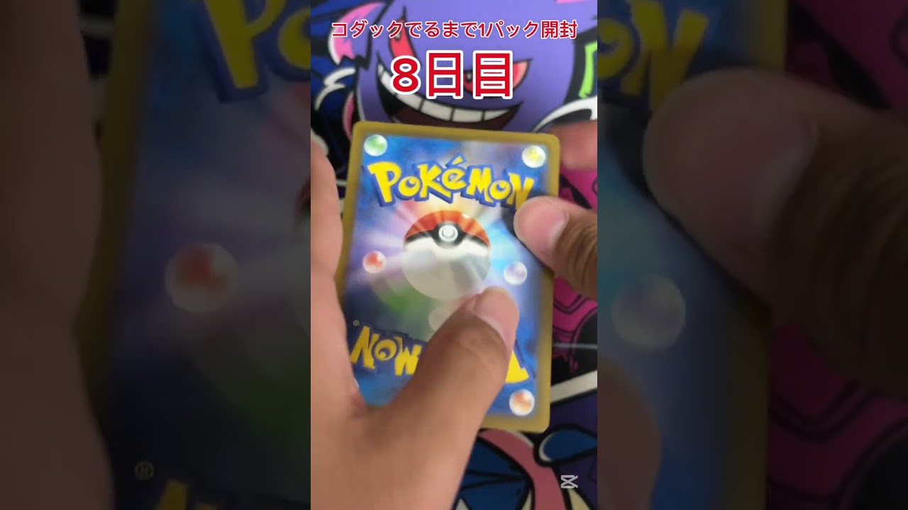 【ポケモンカード】 ジムプロモでコダックが出るまで1パック開封 8日目 #ポケモンカード #ポケカ #コダック #毎日開封 #ポケモンカード毎日開封 #ポケカ開封 #プロモパック