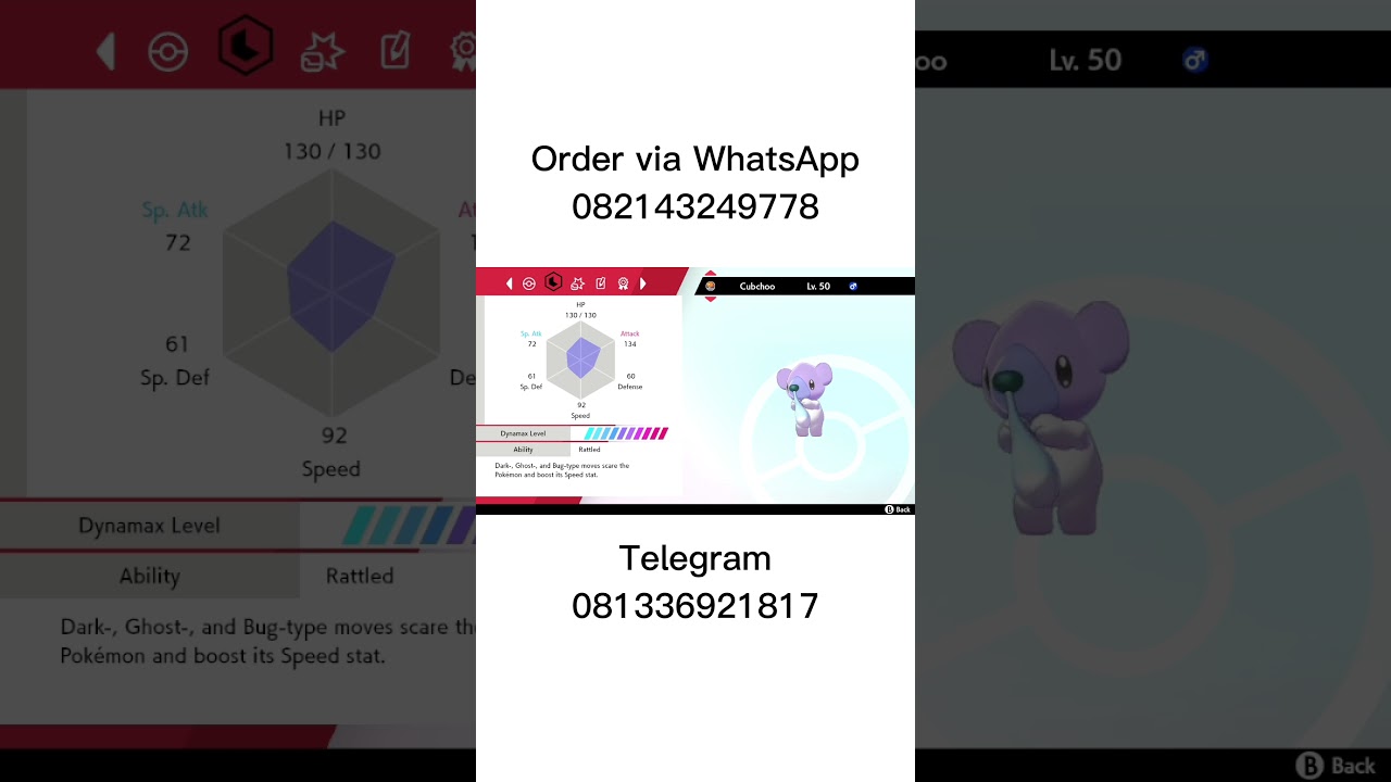 Cubchoo - Pokemon Sword and Shield