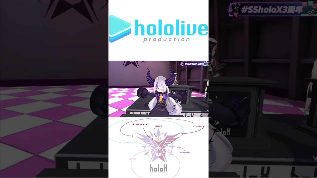 ラプ様の挨拶が可愛すぎる #shorts #ホロライブ切り抜き【 #ラプラスダークネス #鷹嶺ルイ #博衣こより #沙花叉クロヱ #風真いろは 】