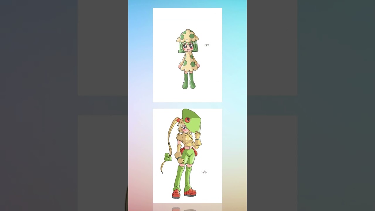 １日１擬人化inポケモン　#short版　282～291