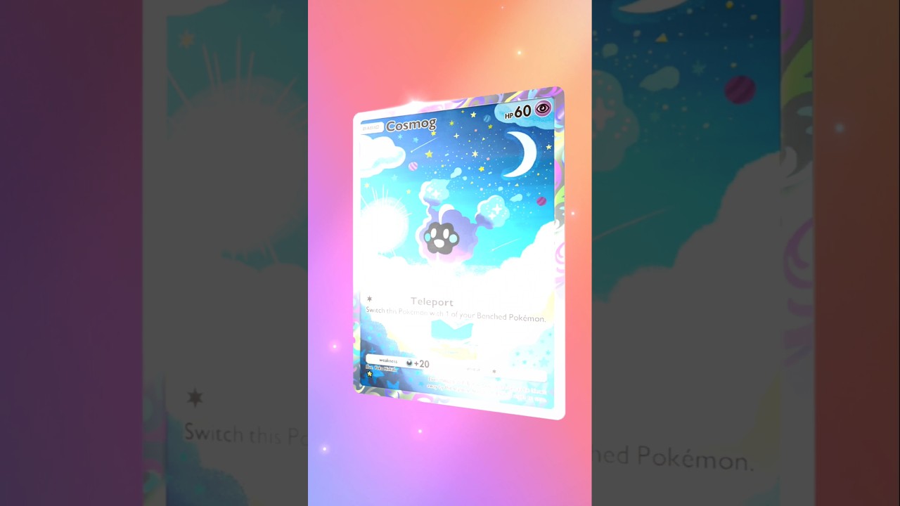 Illustration Rare Cosmog Basking Under the Sun and Moon - Pokémon TCG Pocket