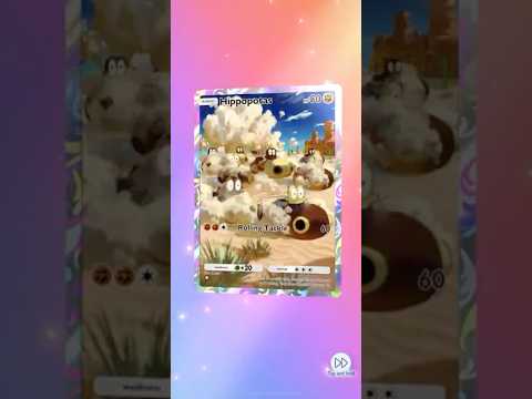 Hippopotas Full Art AND Cresselia 3 diamond?! Today’s heat is real! #pokemontcgpocket #shorts