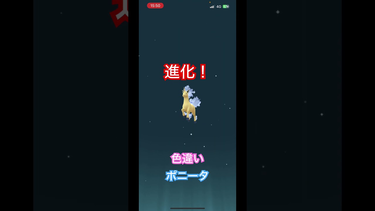 #色違い #ポニータ 進化模様！#ギャロップ #ポケモンgo #pokemongo