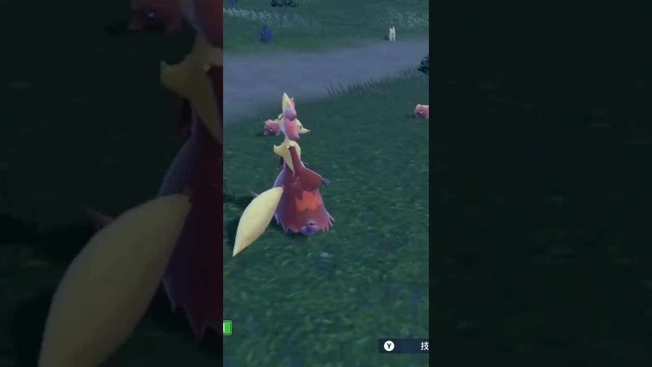 マフォクシーこれが本家のマジカルフレイム🔥 #ポケモンsv #ポケモンスカーレットバイオレット