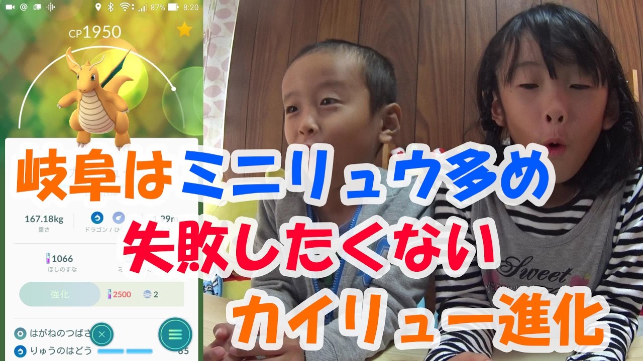 岐阜は地味なミニリュウスポット【ポケモンGO】失敗したくないカイリュー進化編 #16