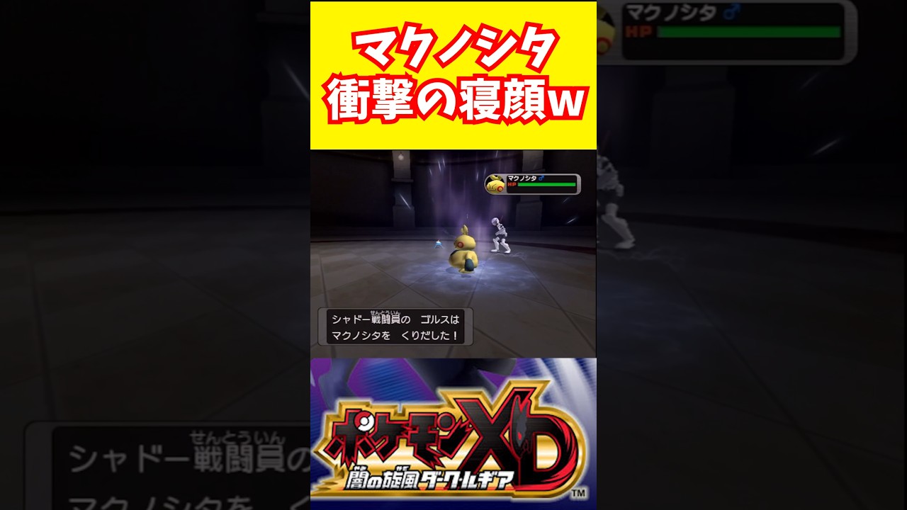 【超衝撃】マクノシタの寝顔wwwwwwwwwwwwwwwwww