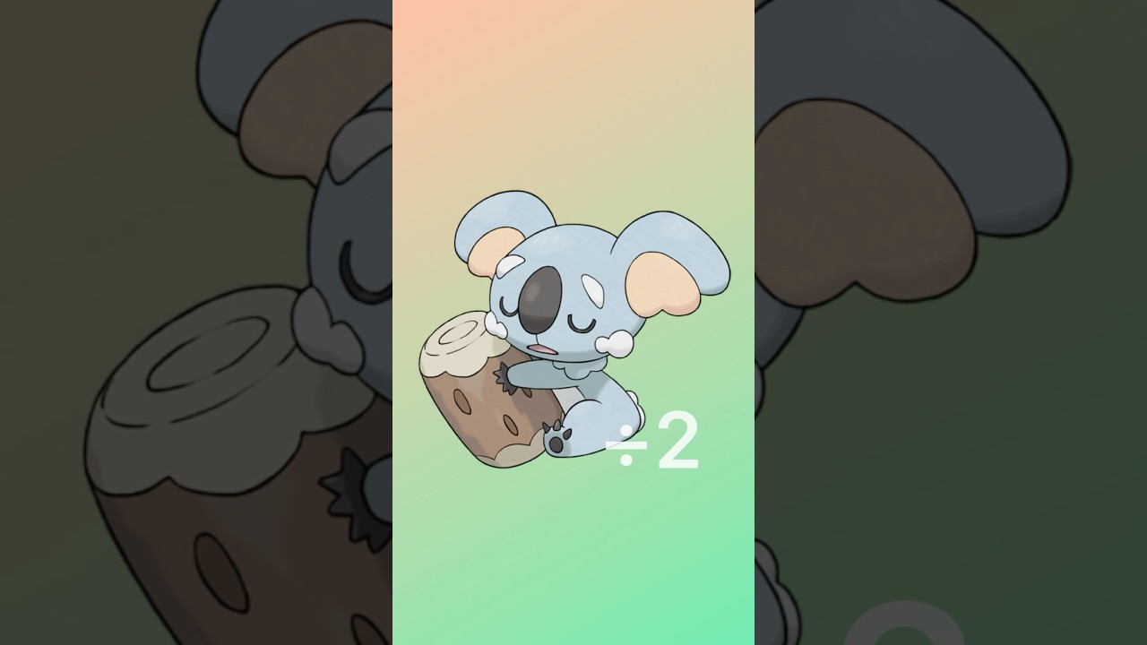 ネッコアラが分裂！？【ポケ分裂】　#ジムリーダーくま #ポケモン #ネッコアラ