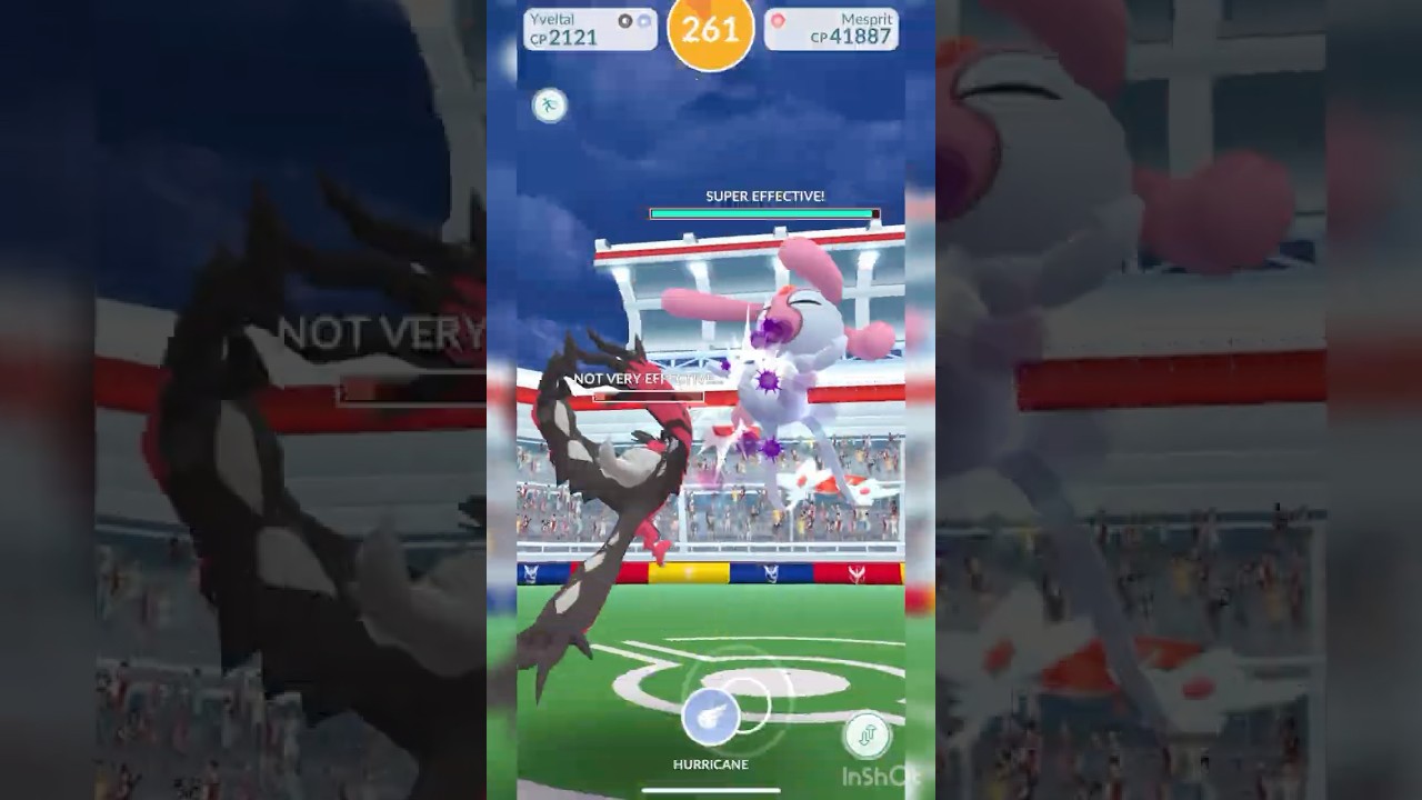 Getting Lucky With 💯 Hundo Mesprit in #pokemongo #pogoraids #pokemon #pokemongo #nintendo #shorts