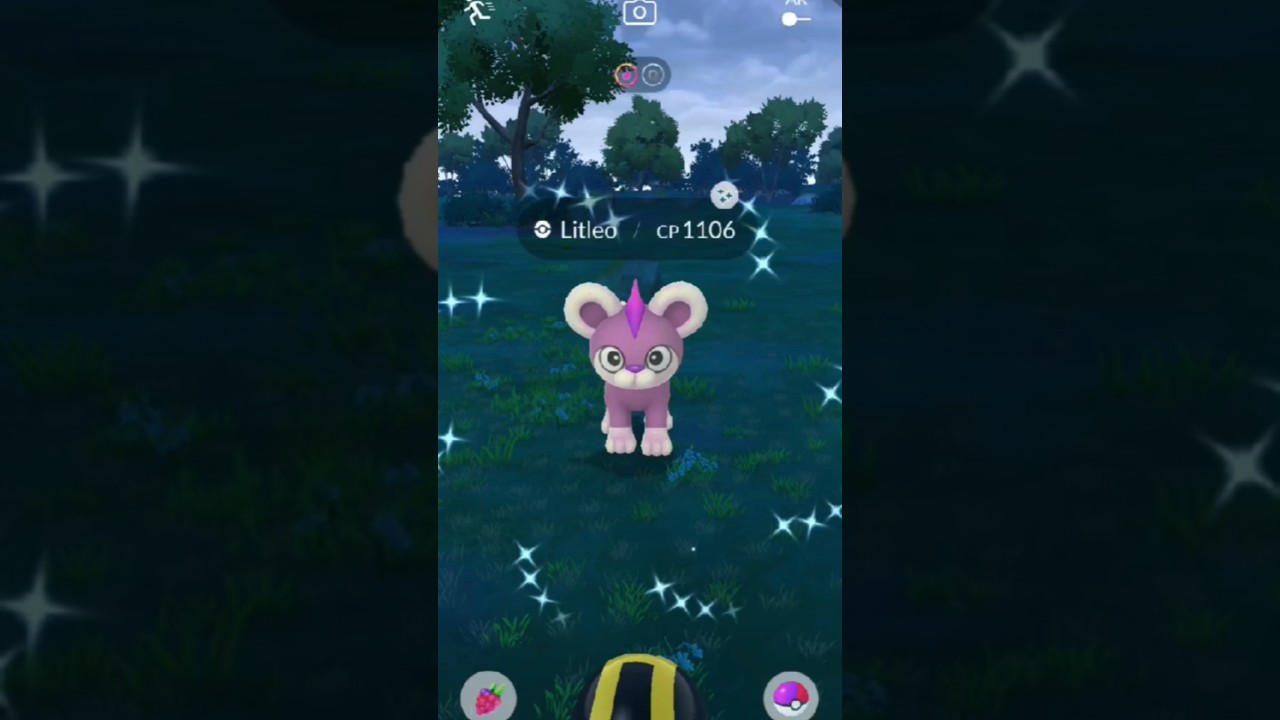 Got ✨️Shiny Litleo          #pokemonyt#pokemongo#english#shinypokemon