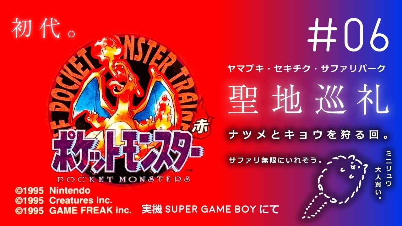 【ポケモン赤 】#6 聖地巡礼 ヤマブキ・セキチク・サファリパーク