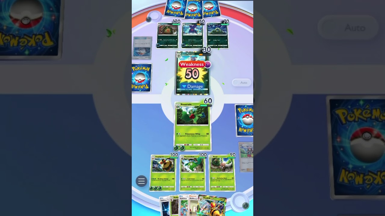 Roserade for the win!! #pokemontcgpocket