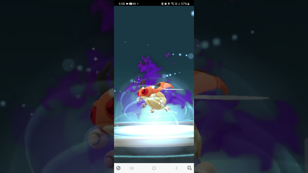 Evolucionamos a Ledyba oscuro casi 100% UwU #pokemongo