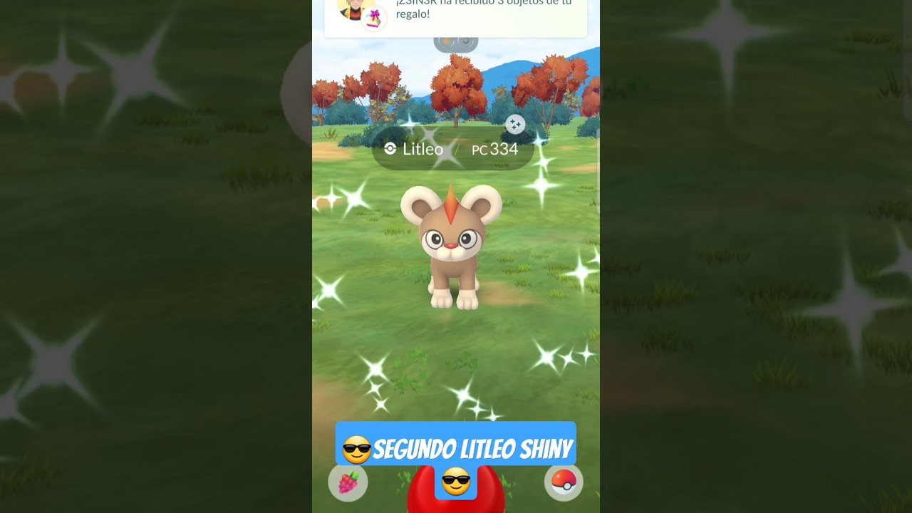 Litleo Shiny Capturado en PokemonGO #phonk #music #pokemon #pokemongo