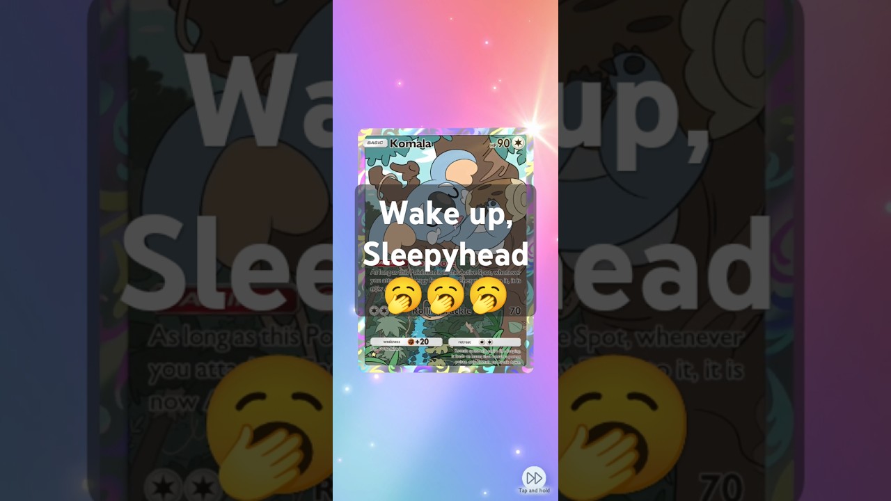 Komala, the Drowsing Pokemon #pokemon #pokemontcgpocket