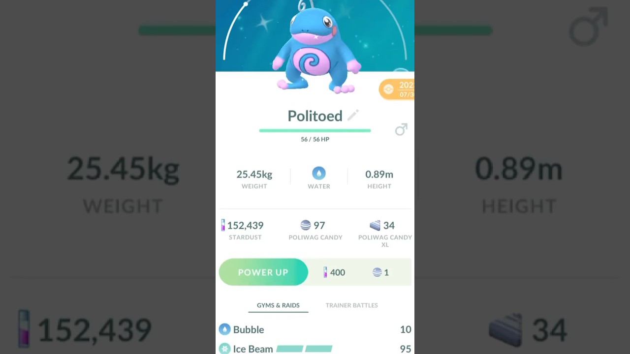Shiny Politoed is HERE! キラキラニョロトノ(Sparkling Politoed! #pokemongocommunityday #pokemongo #pokemongame