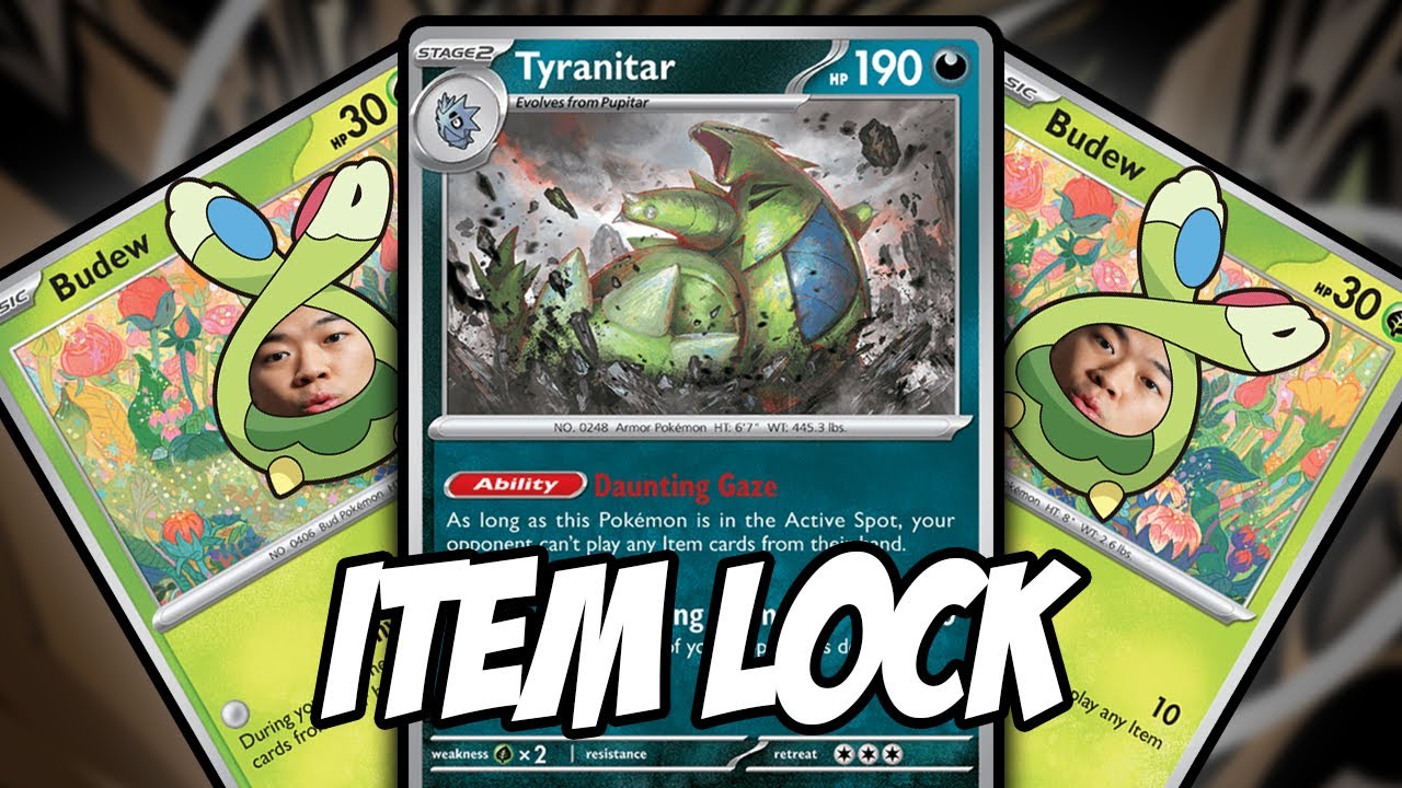 STOP YOUR OPPONENT FROM PLAYING THE GAME | Tyranitar Item Lock Deck PTCG LIVE GAMEPLAY
