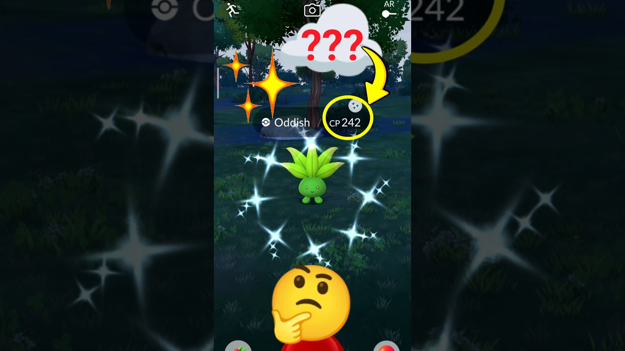 Let's Go! ✨ Shiny Oddish Catch in Pokemon Go #shorts #pokemongo #pokemon #pokémon