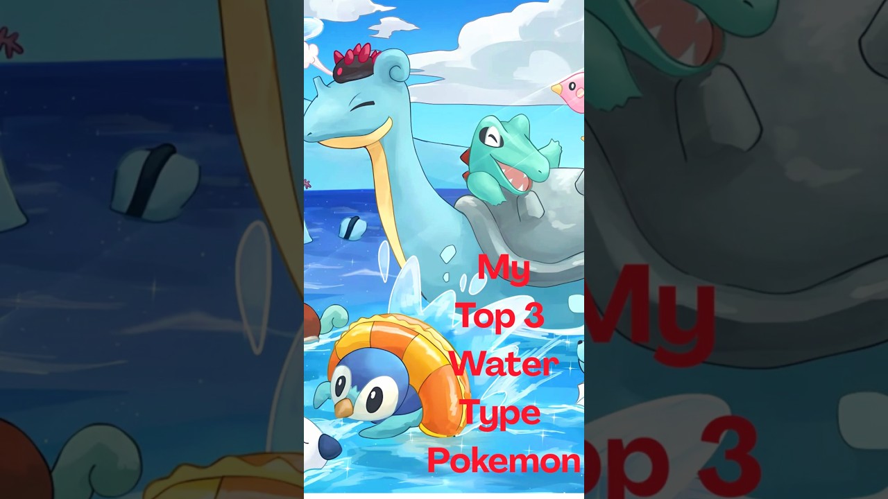 "Top 3 Water-Type Pokémon You NEED on Your Team! 💧🔥 #Pokemon"#wooper #azumarill #gyarados  #pokemon