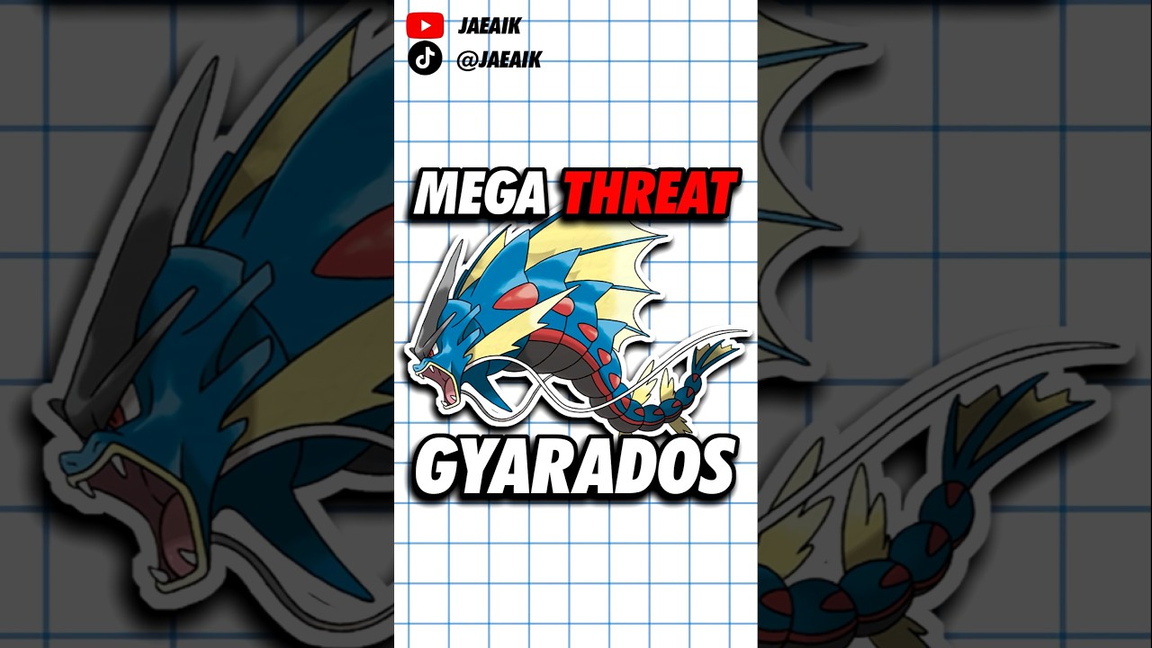 Mega Gyarados, A Mega Threat #jaeaik #pokemon #megaevolution #gyarados #megagyarados