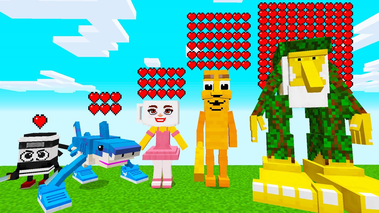 トゥントゥントゥンサフールたちに変身できる世界がヤバすぎた【まいくら・マインクラフト・イタリアンブレインロッド/ITALIAN BRAIN ROT】