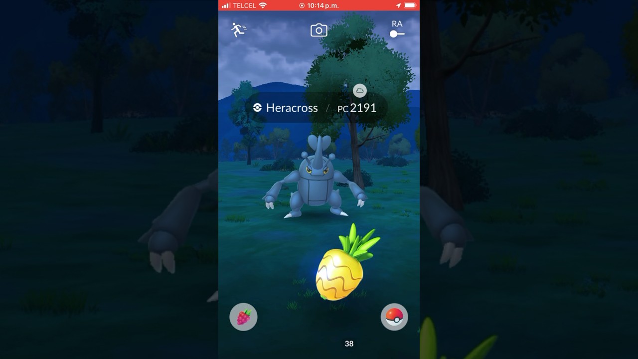 Atrapando a Heracross Pokémon GO