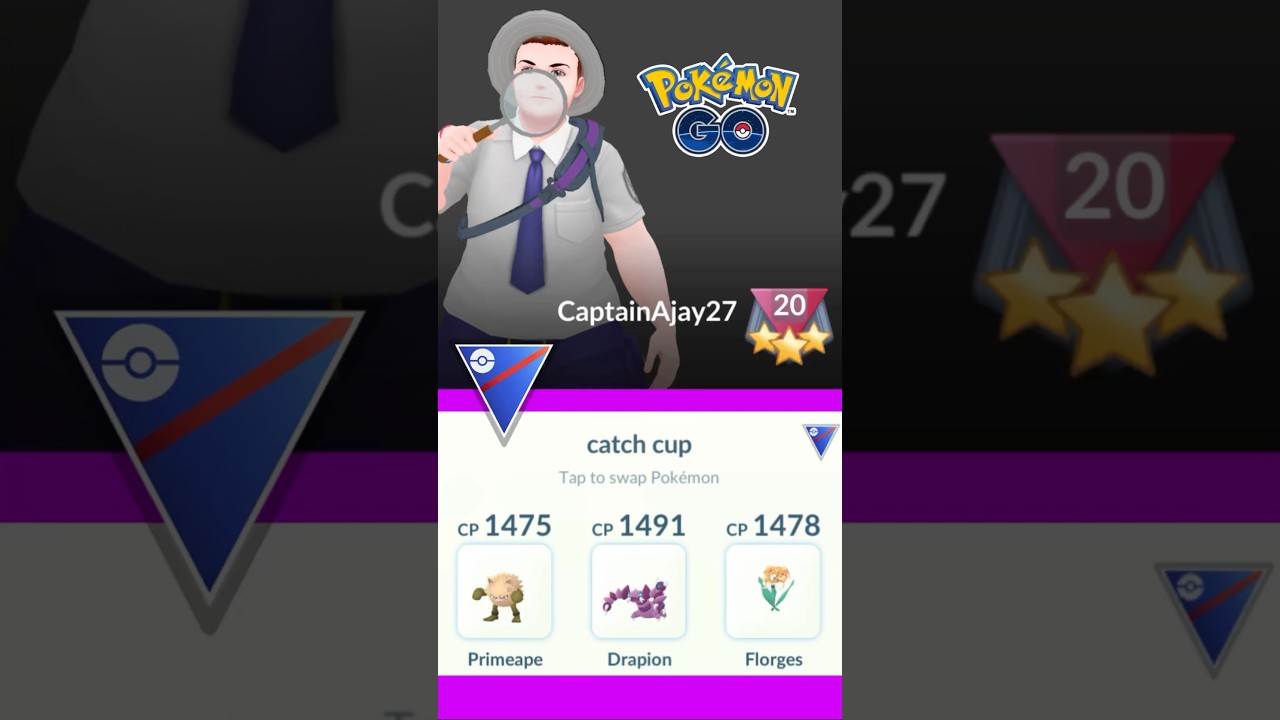 Shiny ✨ Primeape 💪🏼, Drapion 😈, Florges 🔮 Great League GBL PvP 😍 #pokemongo #pokemon #gbl