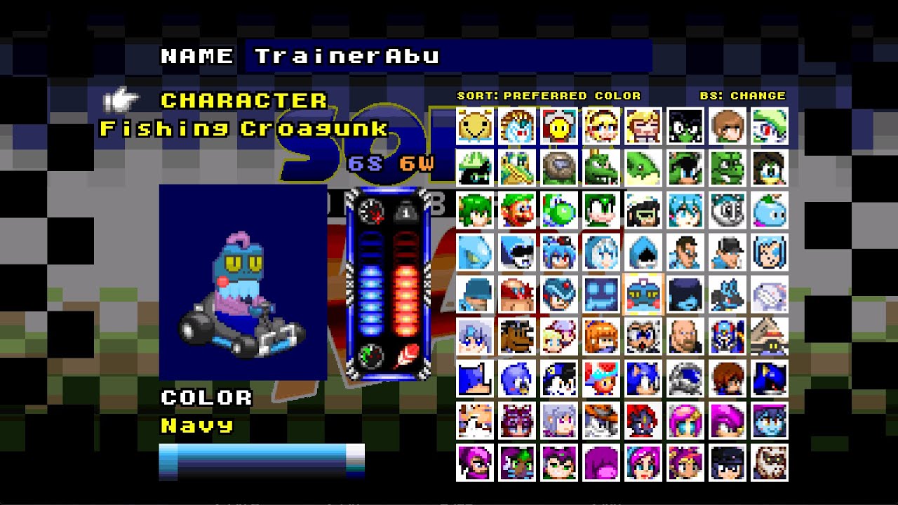 Fishing Croagunk (グレッグル) reels in the online races in SRB2 Kart! 🎣💨