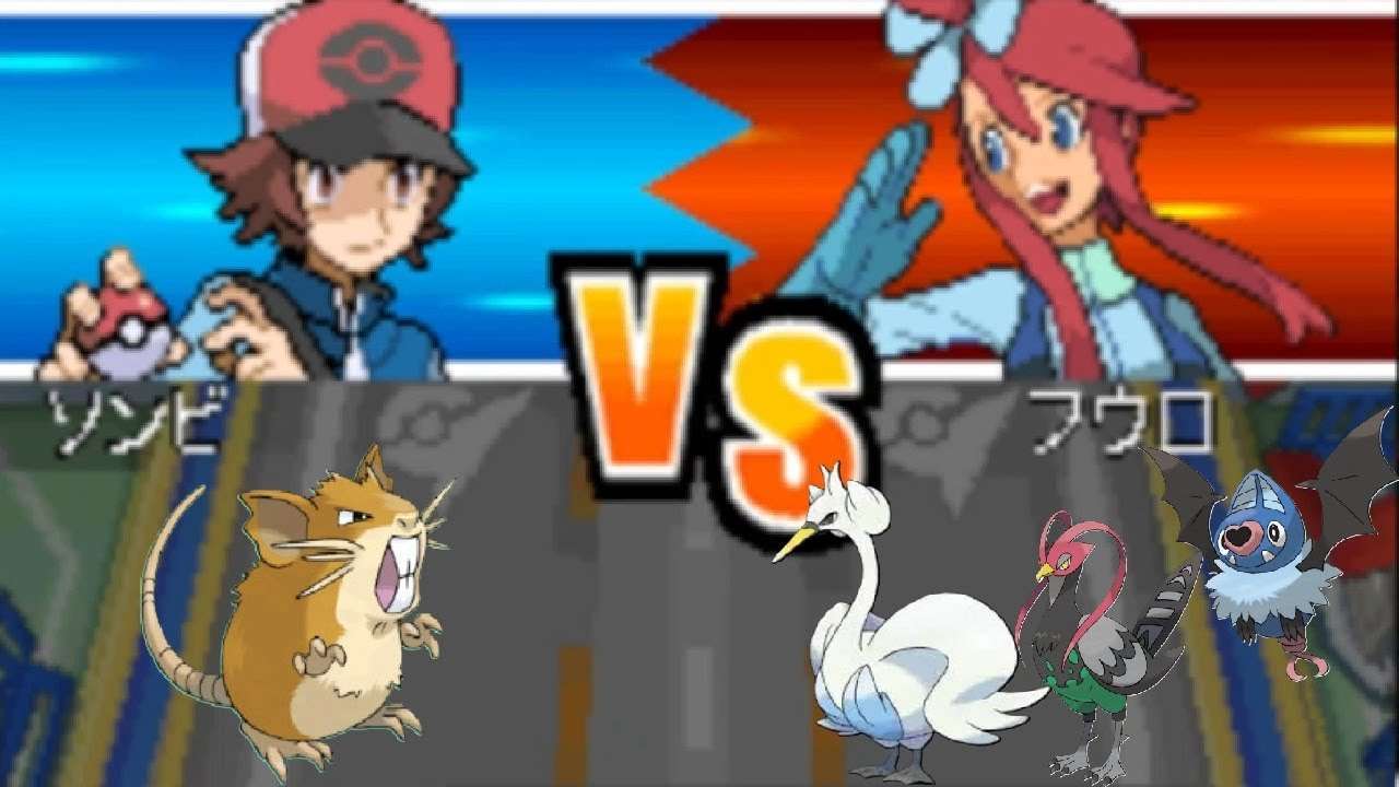 【ポケモンBW】ラッタ一匹でクリアする　part15　VS　フウロ（チャレンジ）