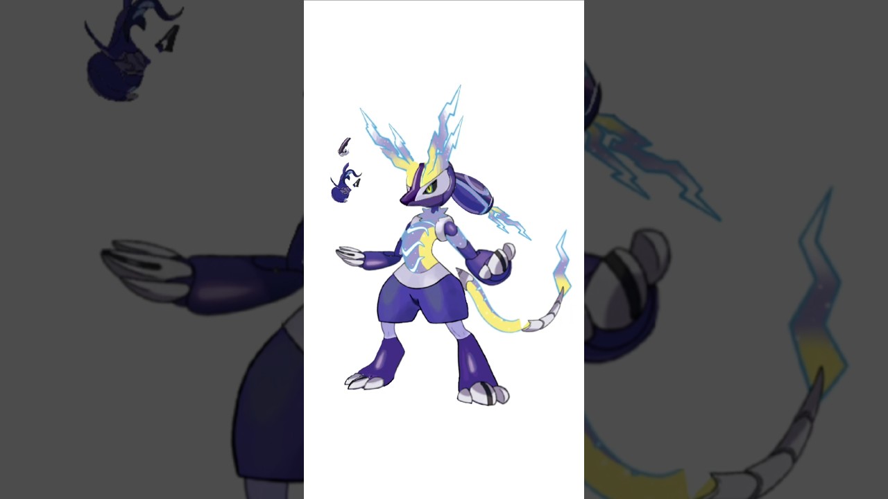 ルカリオ＋ミライドン合成　#ポケモンフュージョン #改造ポケモン  #伝説のポケモン #最強ポケモン #pokemon