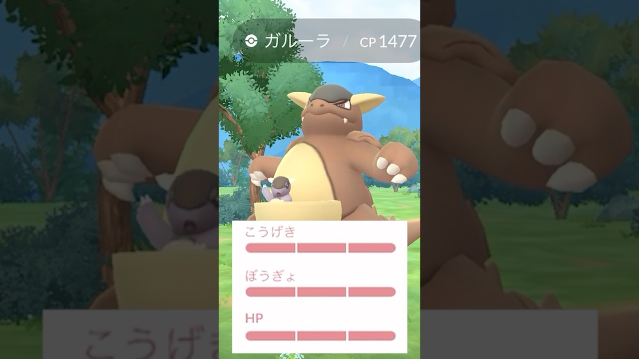 100%ガルーラきたああああああああああ！！！！！！！ #ポケモンGO #ガルーラ　#メガガルーラ