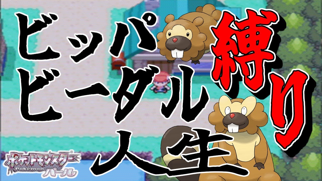 【ポケモンパール/DS】ビッパ・ビーダル縛り、人生縛りでクリアを目指します -はじまり-【ポケットモンスターダイヤモンドパール】