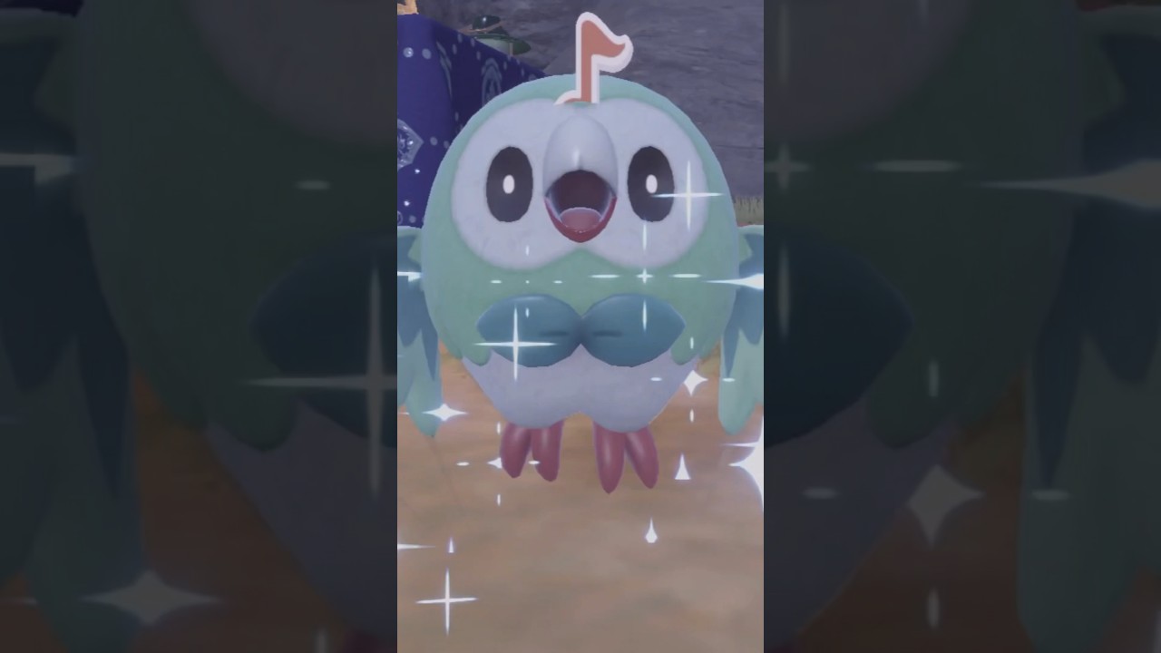 【ポケモンSV】超簡単色違いモクローの入手法試したら証持ち色違い出たwwww #いろちがい #ポケモン #色違い #オシャボ #ポケモンsv #ゲーム実況 #御三家 #モクロー #ジュナイパー