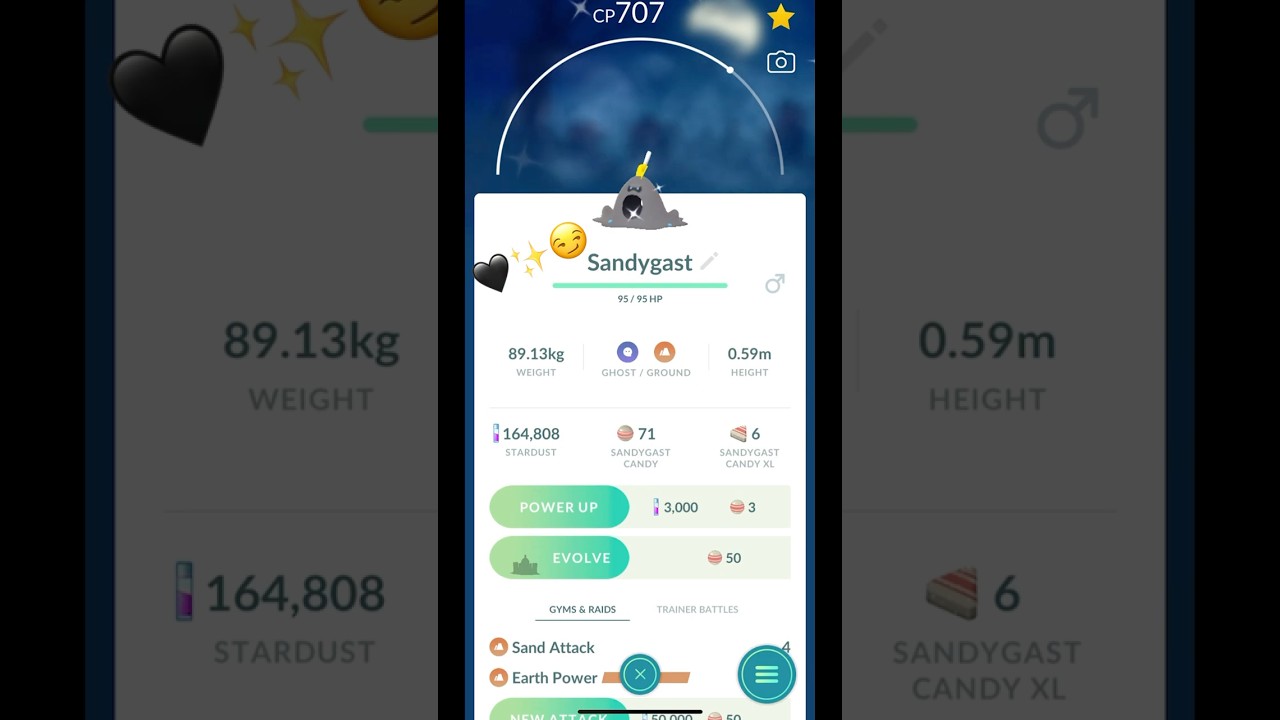 Pokémon GO Shiny Trade: Shiny Machop → Shiny Sandygast 💪➡️🏖️👻 | 色違い交換【ポケモンGO】#pokemongo