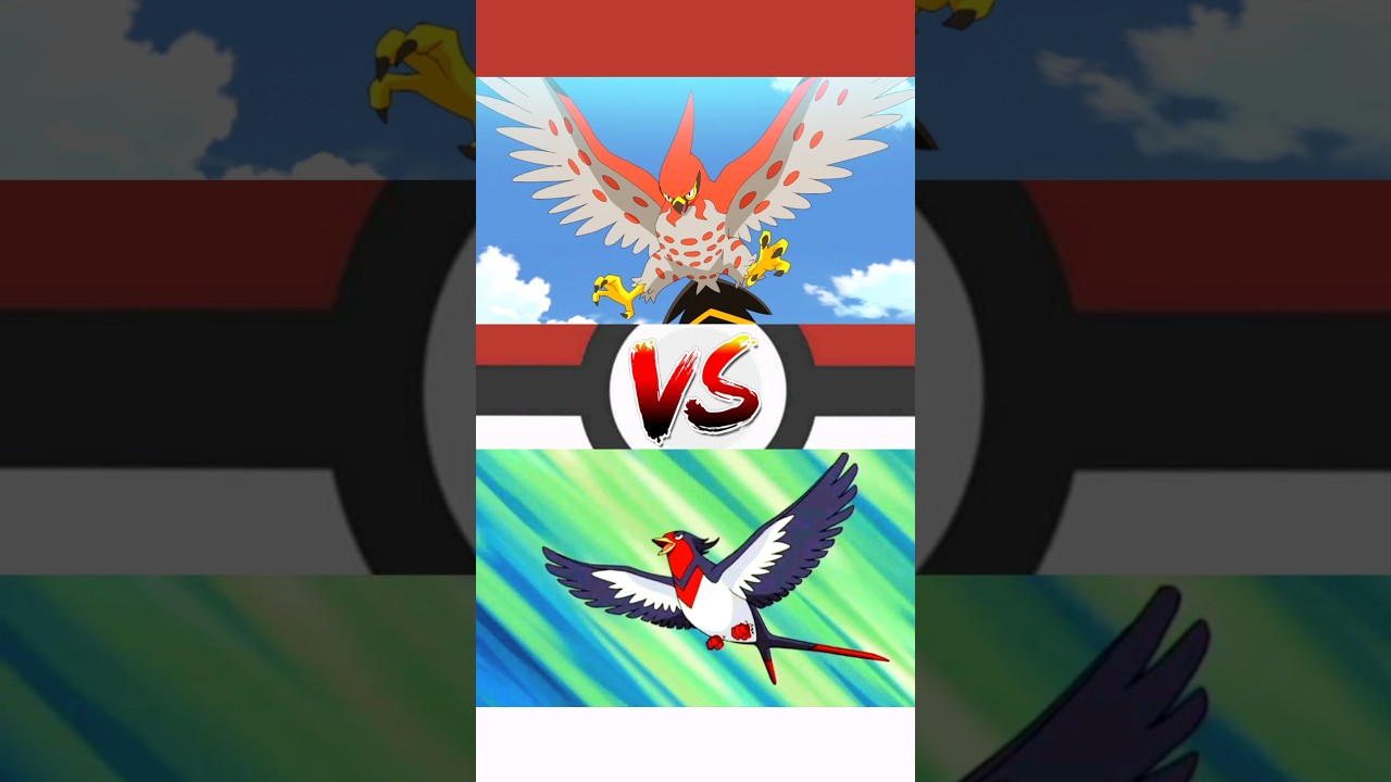 Talonflame VS Swellow🔥 | 1V1 Ultimate Showdown Battle | #pokemon #talonflame #swellow