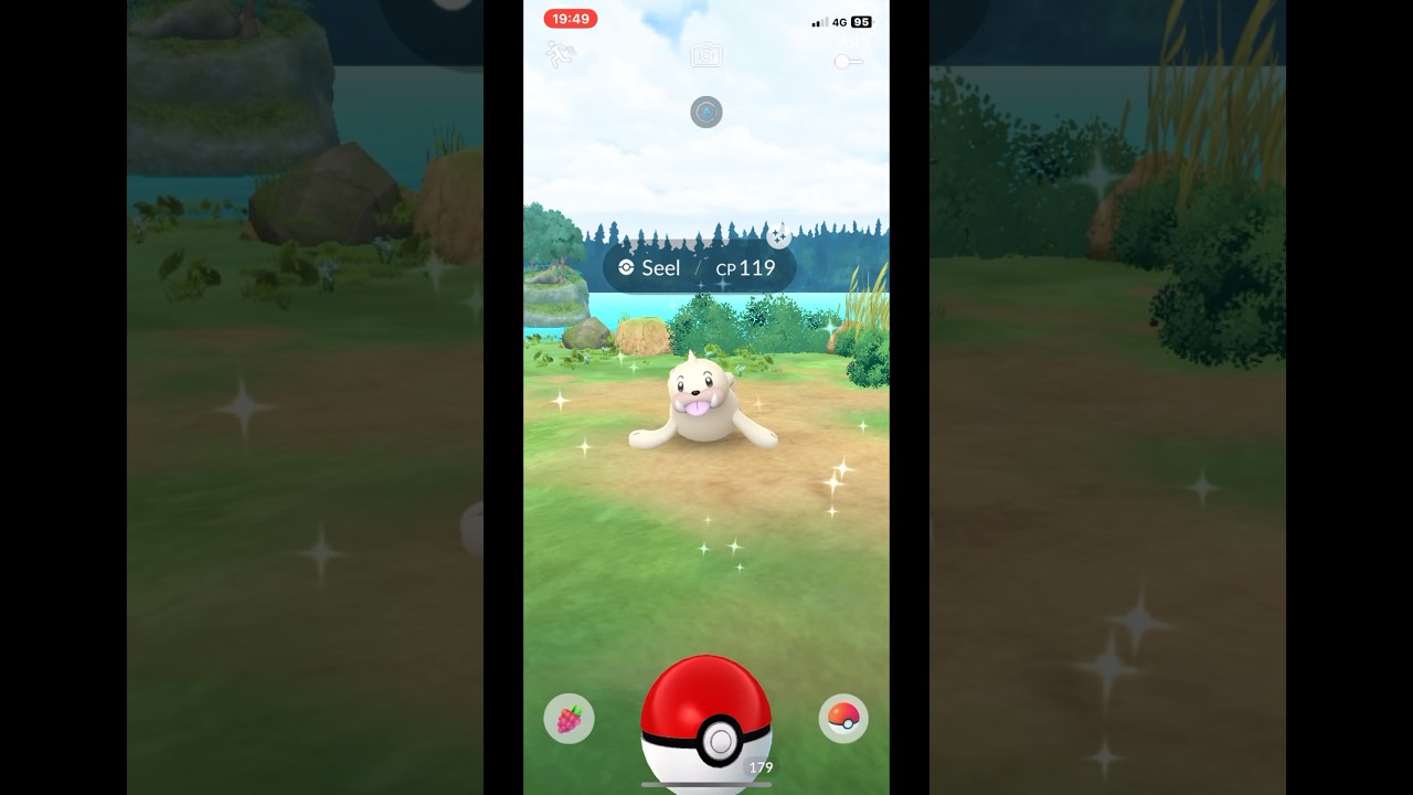 Pokémon GO. - Shiny Female Seel. #Pokémon #Shiny #Seel