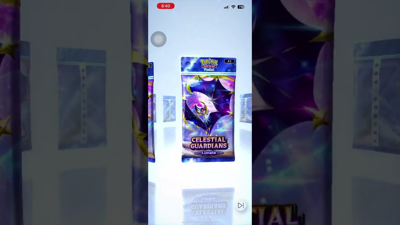 Cosmog Full Art #pokemontcgpocket #celestialguardians #lunala #alola