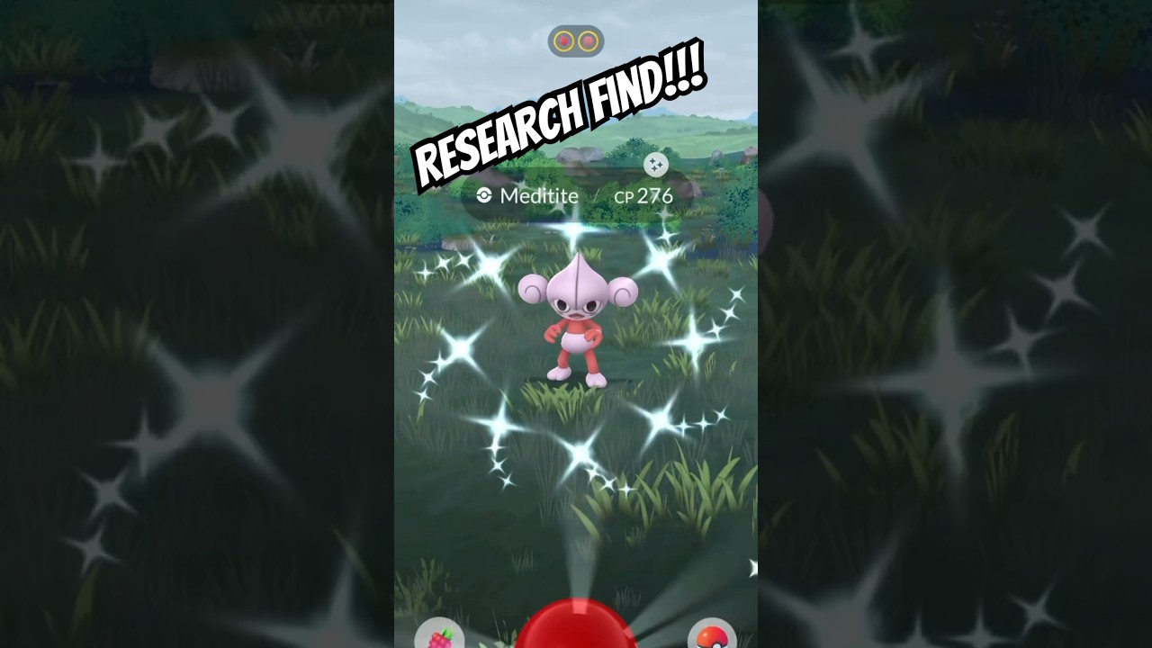 Got out of research and evolved!! #meditite #pokemongo #shinypokemon #evolution #collector