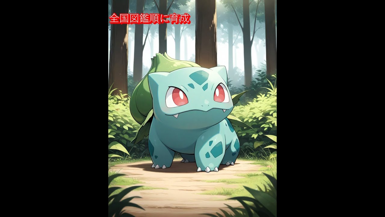 『ポケモンSV』全国図鑑順に育成する！全国図鑑No.001フシギダネ