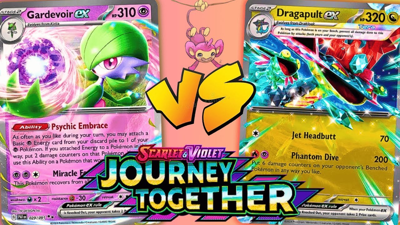 サーナイト ex vs ドラパルト ex | POV | ポケモン テーブルトップ TCG ゲームプレイ | 運命のライバル