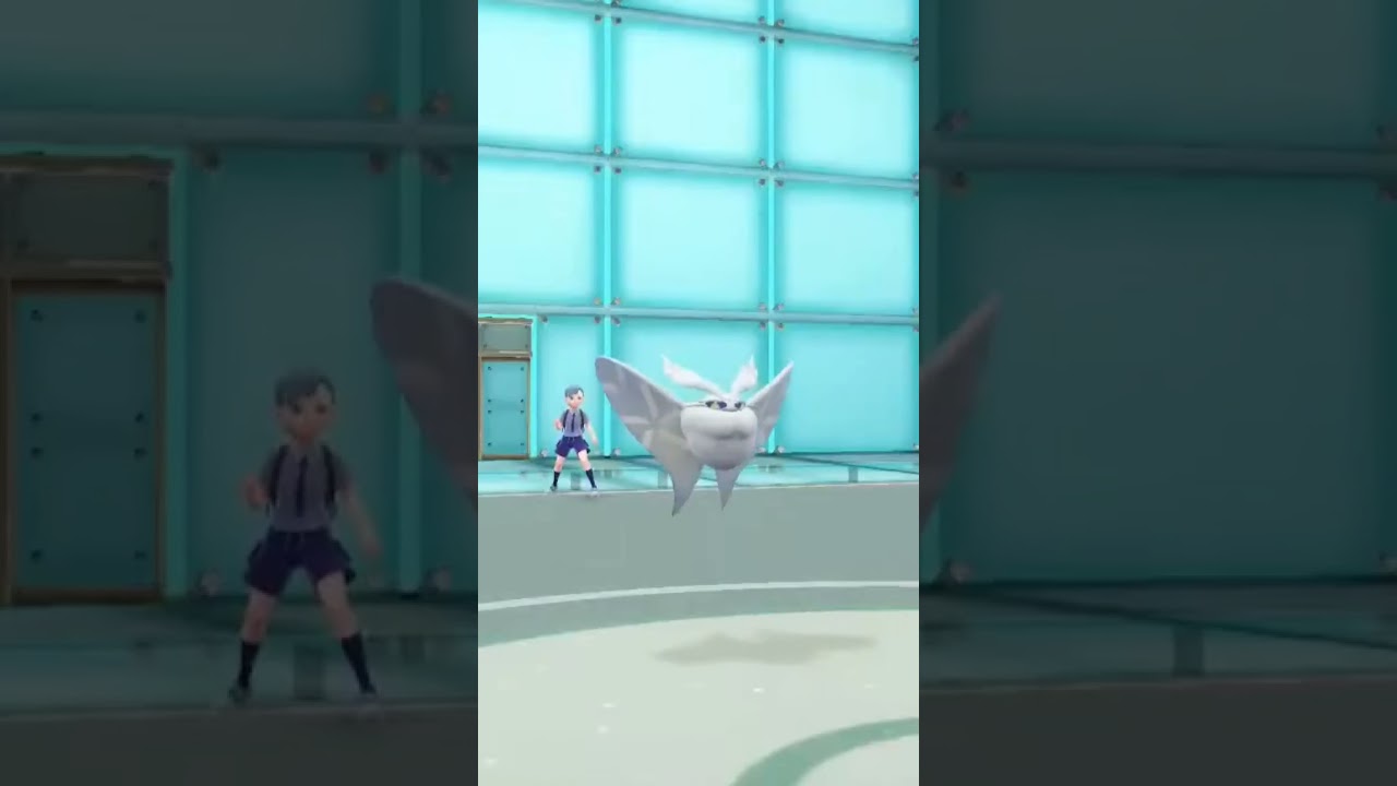 モスノウ こおりポケモン15匹目 キレイだし唯一の特性こおりのりんぷん✨ #ポケモンsv #ポケモンスカーレットバイオレット