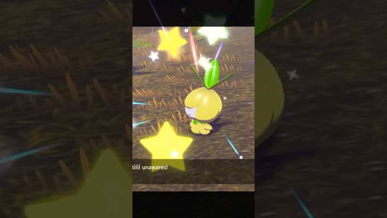 Shiny Petilil unlocks my ❤️ in Pokemon Legends Arceus! Help me hit 2k subs & 500 likes! 🌟#shorts